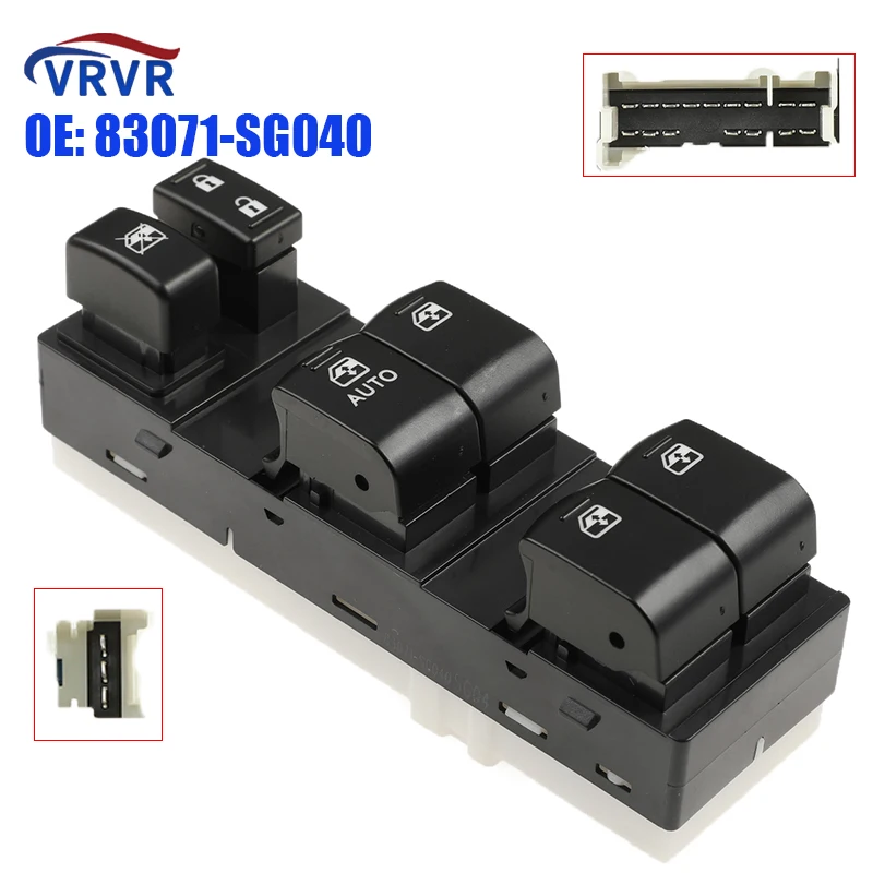 VRVR 83071-SG040 83071SG040 New Electric Power Window Master Switch For Subaru Forester 2014-2016