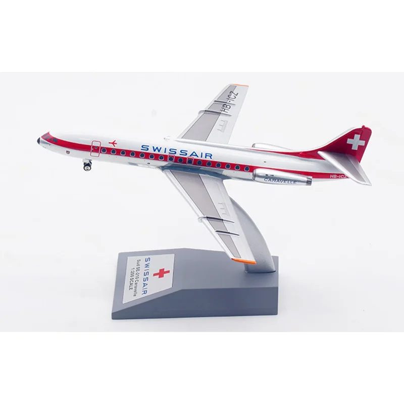 

Diecast 1:200 Scale Swissair SE-210 HB-ICZ Alloy Aircraft Model Collection Souvenir Display Ornaments Toy