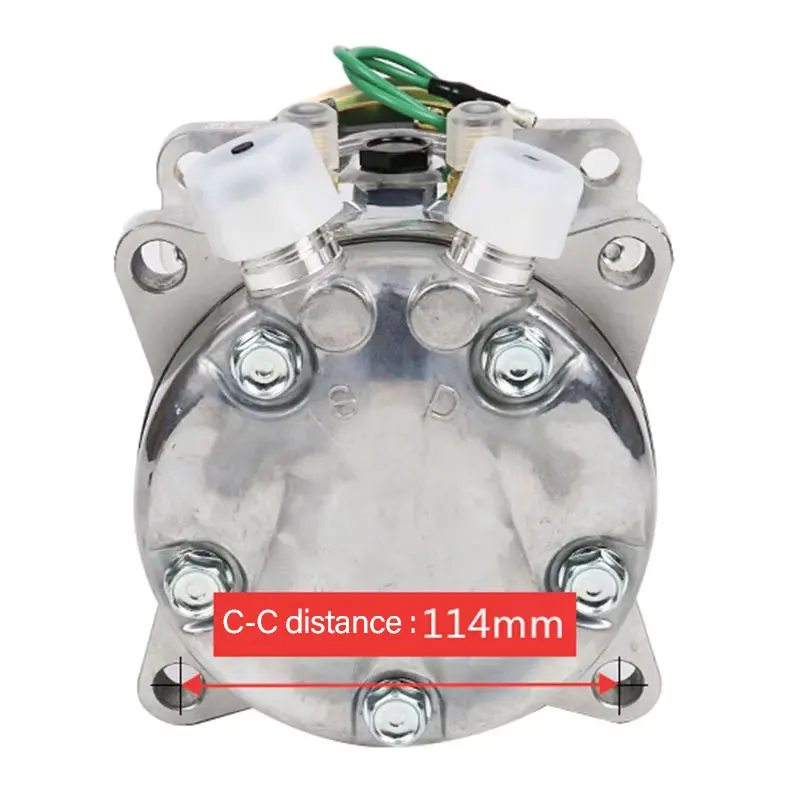 For Sanden 507 5H11 SD5H11 SD507 Auto Car Air Conditioner AC Compressor 12V 24V