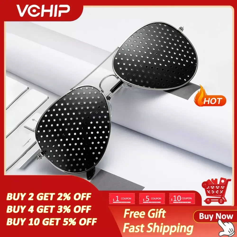 

Fashion Relieve Pinhole Glasses Corrective Anti-Fatigue Myopia Glasses Vision Care Eye Protection Glasses Protector Eyesight