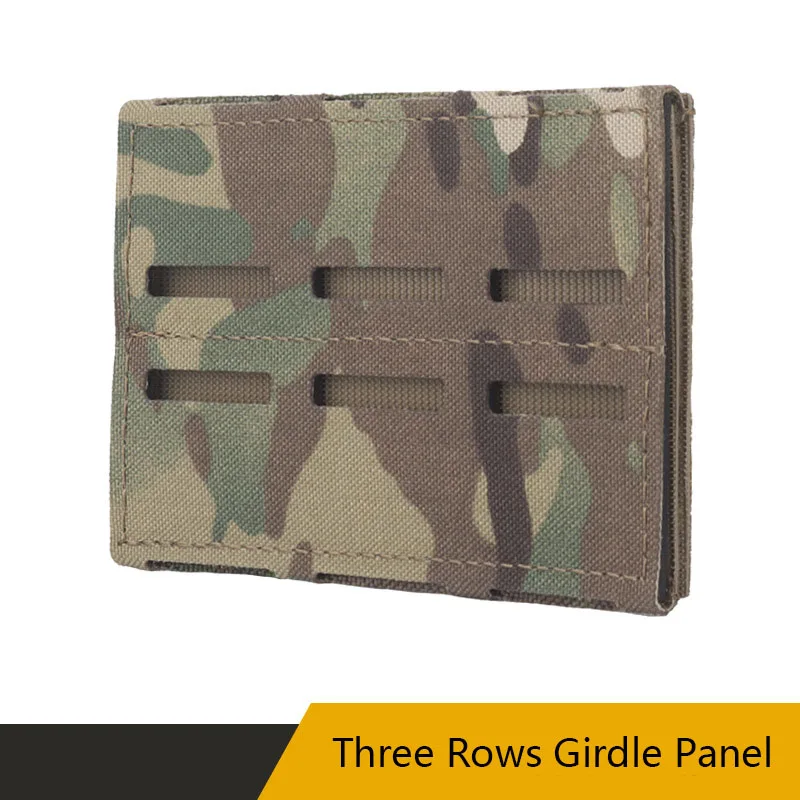 

Three Rows Girdle Panel, MOLLE System Mounting, Adjust the Height Position, Easy to Use