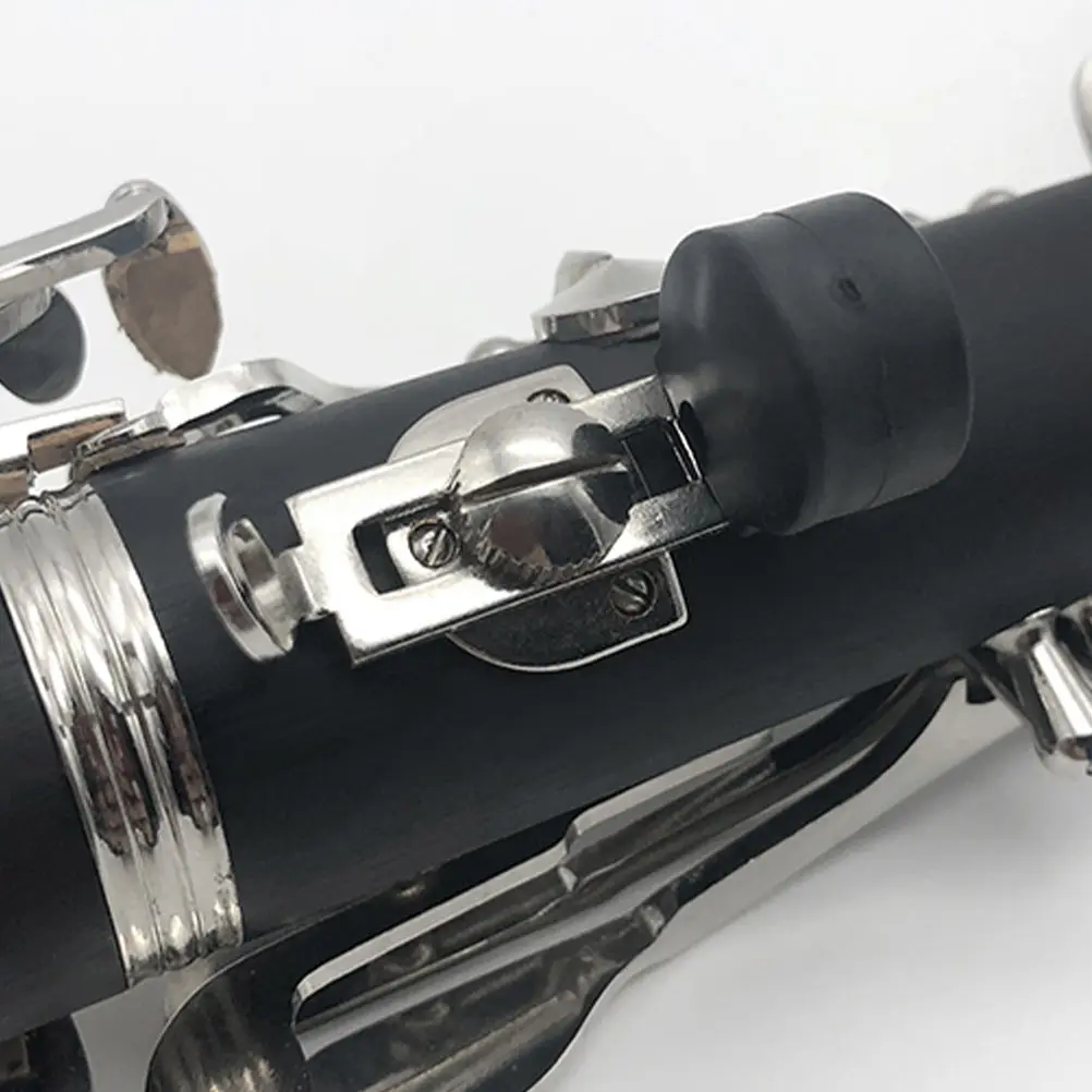 

1 set 1 Set Clarinet Thumb Rest Adjustable Metal Pad For Single Durable Finger Support Practice Parts Musical