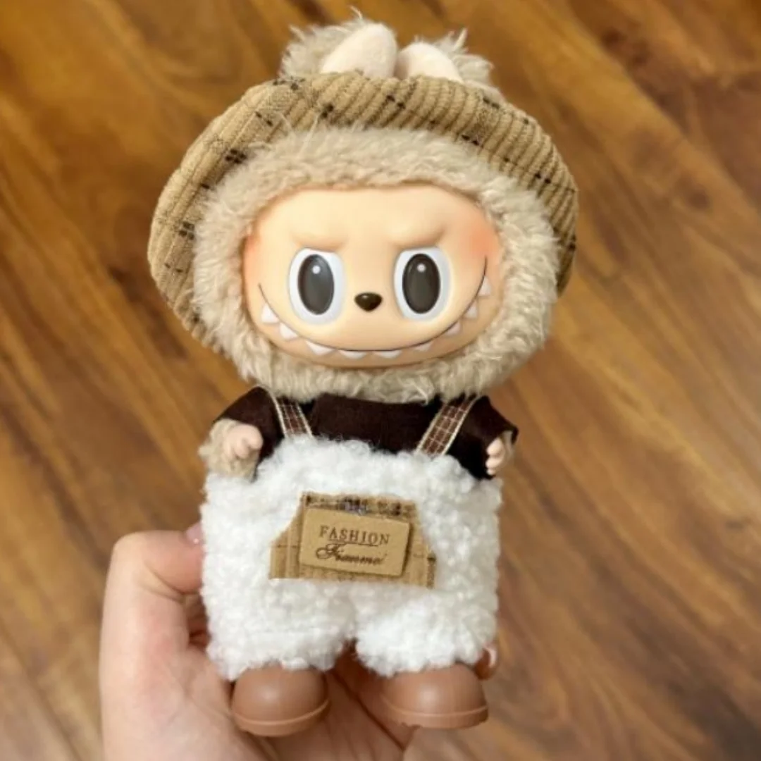 

For 17cm v1v2 Labubu doll clothes Cute bilnd box dolls Accessories