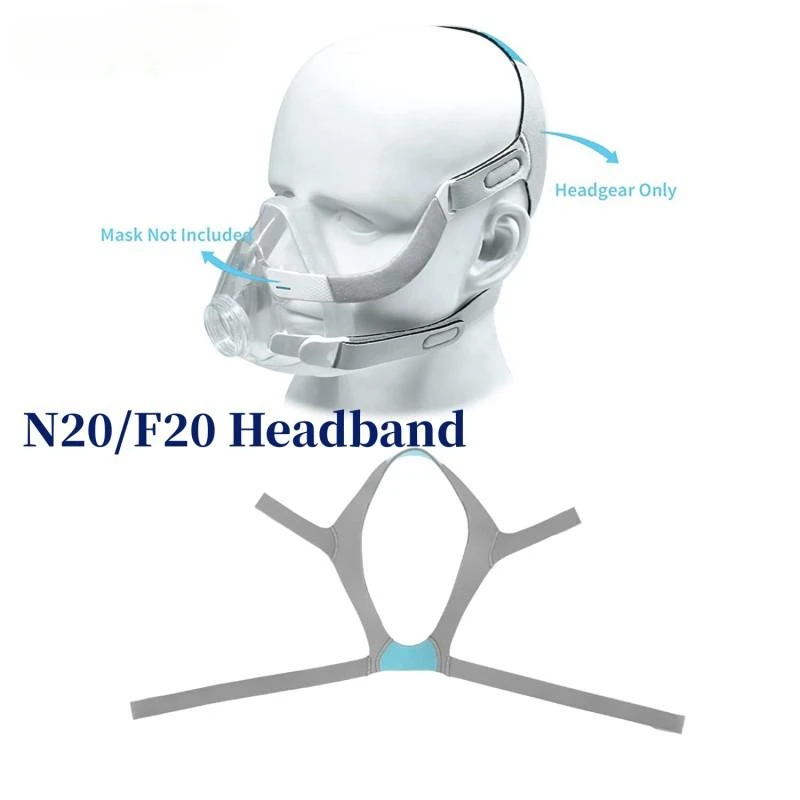 

Replacement Headband for Resmed Airfit F20 N20 Mask Unisex CPAP Adjustable Replacement Headband for Sleep Apnea