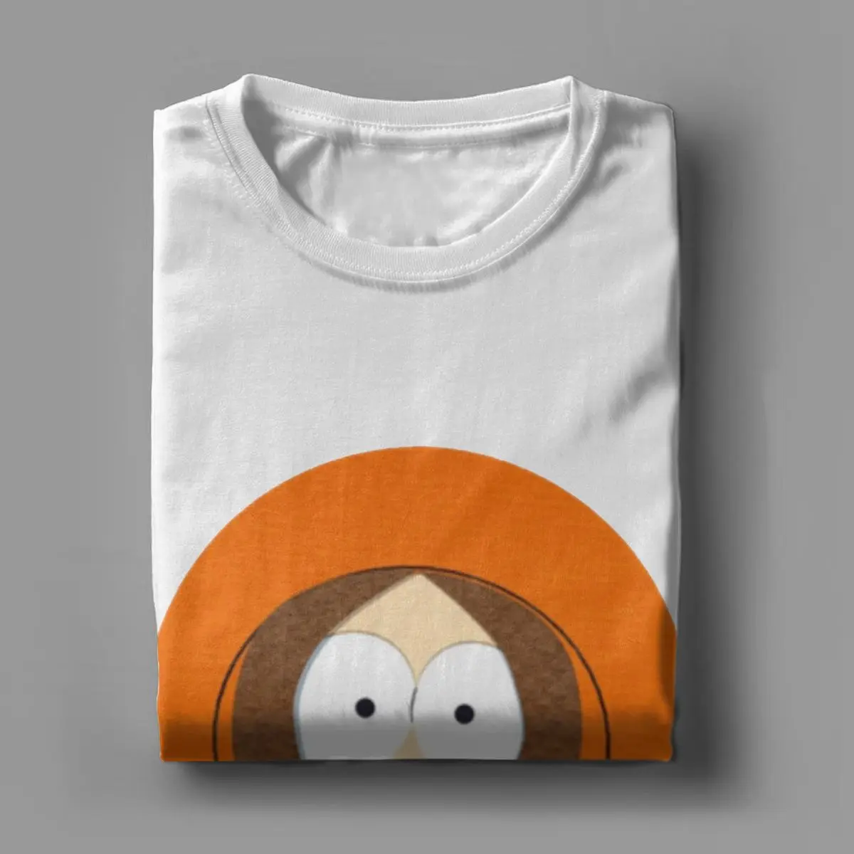 SOUTHPARK-男性用漫画Tシャツ,ケニーマコーミックのヴィンテージピュアコットンTシャツ,半袖クルーネックTシャツ,4xl,5xl,6xl