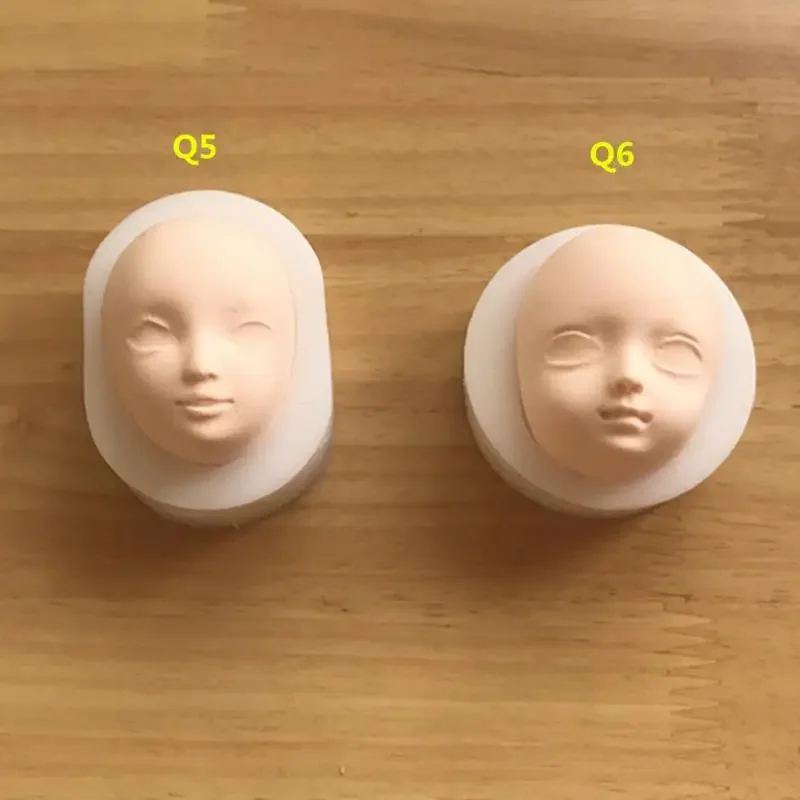 1pc 3D Baby face Silicone Mold Fondant Molds DIY Cake Decorating Tools Candy Chocolate Mould Cupcake Baking Resin Clay Mold