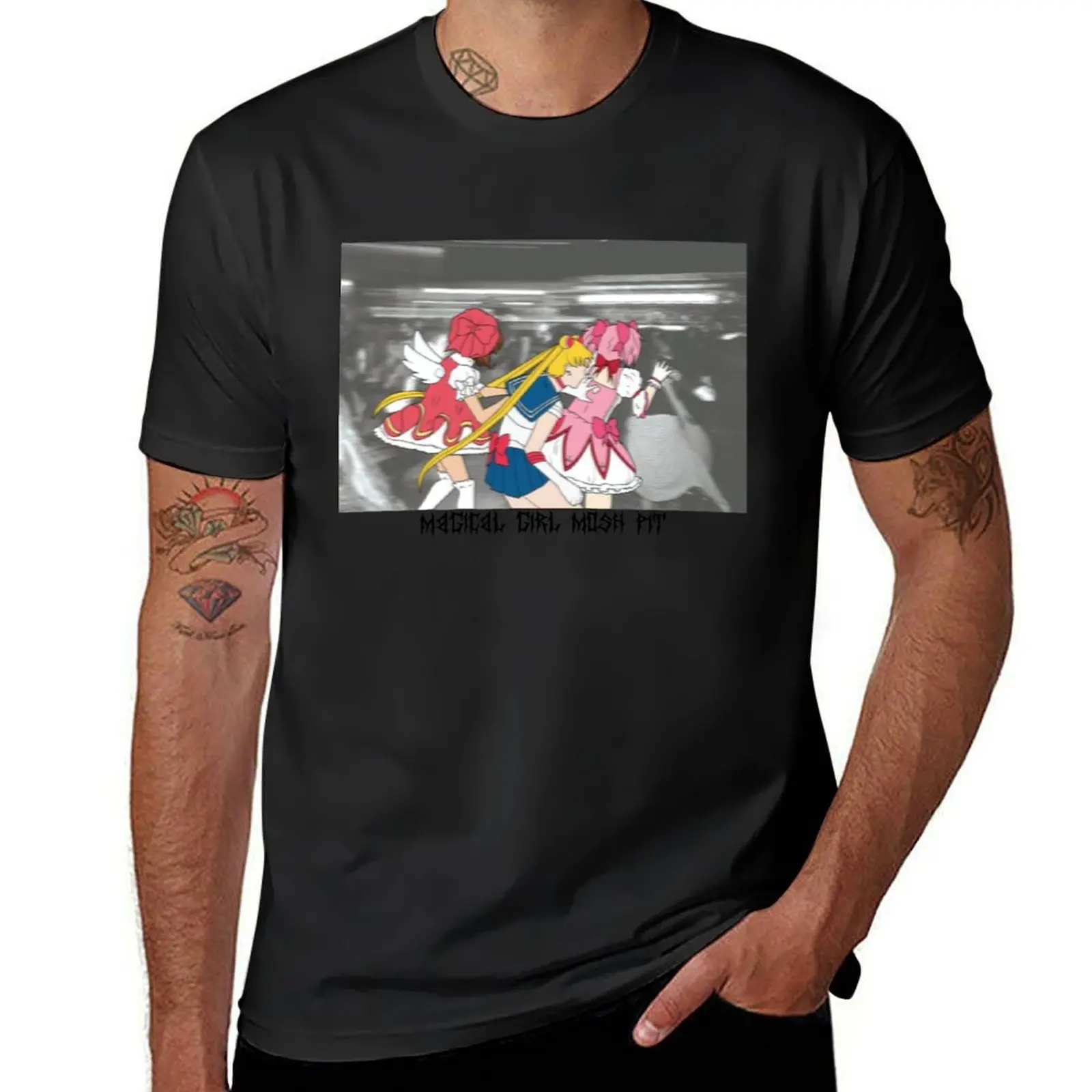 

Magical Girl Mosh Pit!! (color ver.) T-Shirt cute tops sweat heavyweights plus sizes fitted t shirts for men