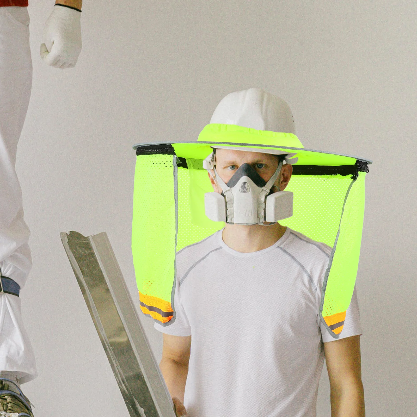 

Shade Cover Full Brim Sun Visor Attachment For Construction Workers Uv Protection Lightweight Easy Installation Wide