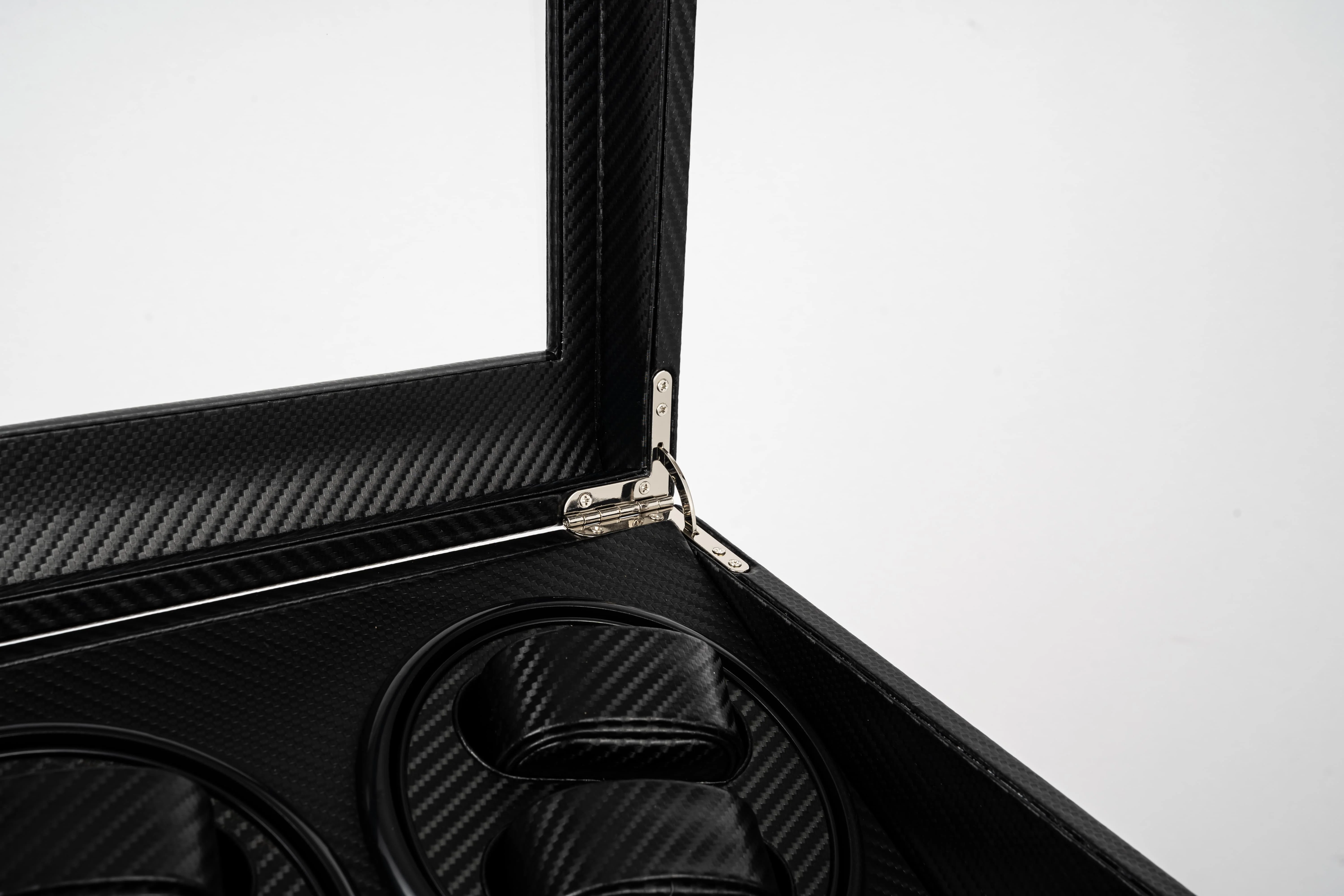 Scatola per orologi rettangolare Scatola per orologi con vernice per cottura al pianoforte Scatola in fibra di carbonio