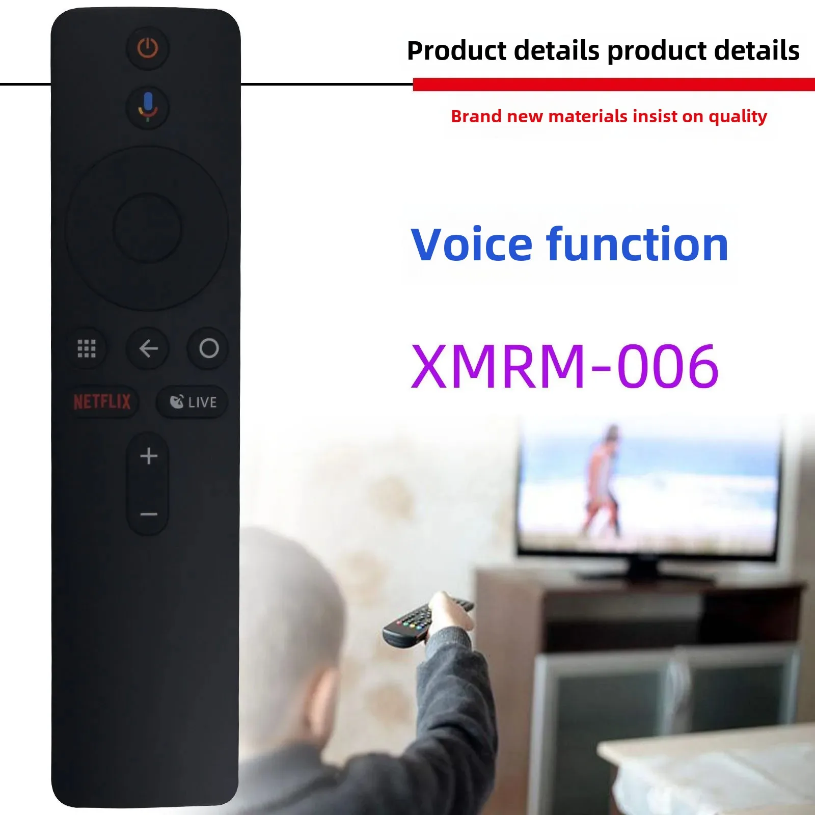 XMRM-00A 006 A B 007 C1 OOA Voice Remote Control Suitable For Xiaomi TV Box Ship Equipment And Accessories From China