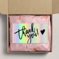 30pcs Thank You Card For Supporting Business Package Decoration \
