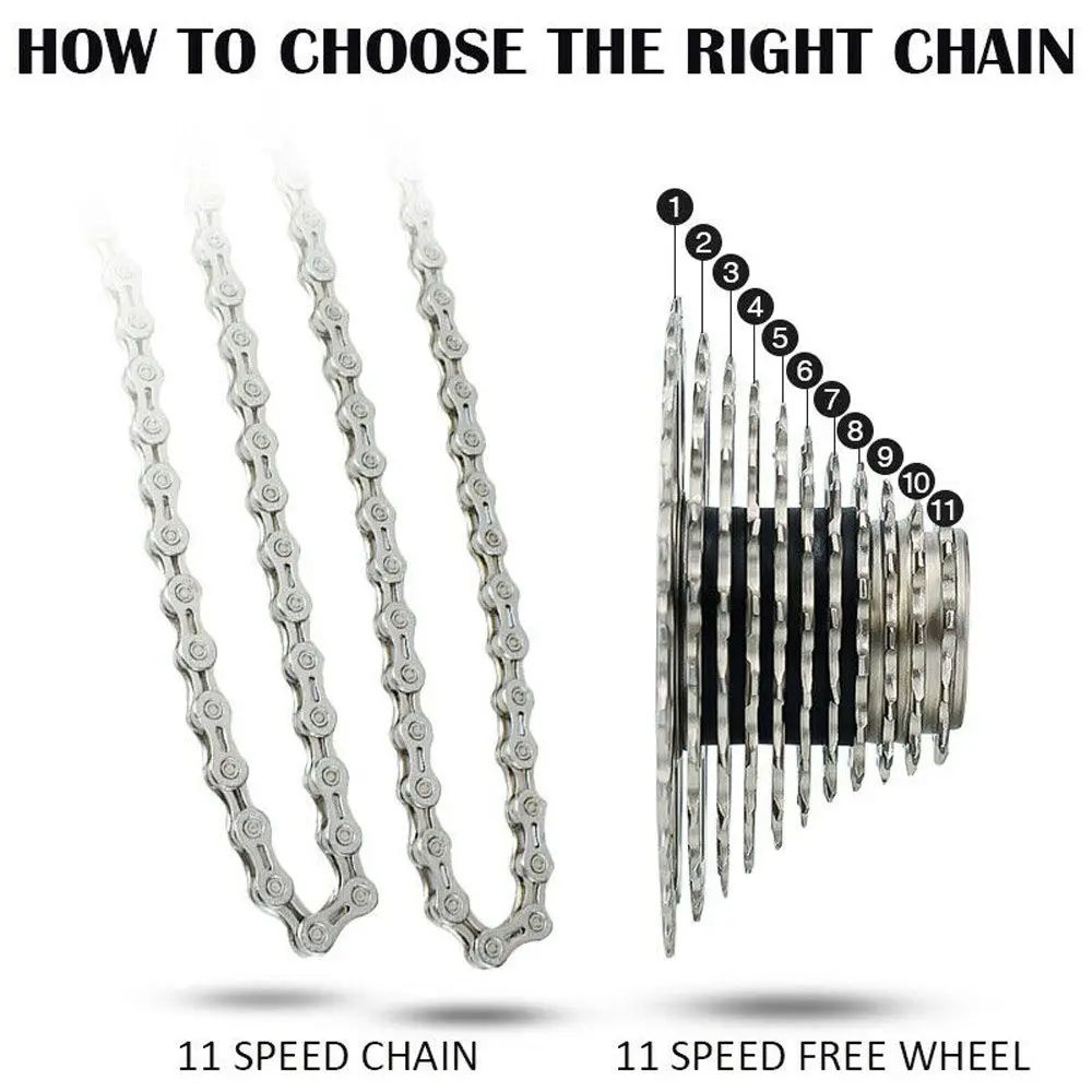 

116 links Mountain Bike Road Bike Half Hollow Chain Cycling Bike Chains Bicycle Chains Bicycle Accessories Bicycle Parts