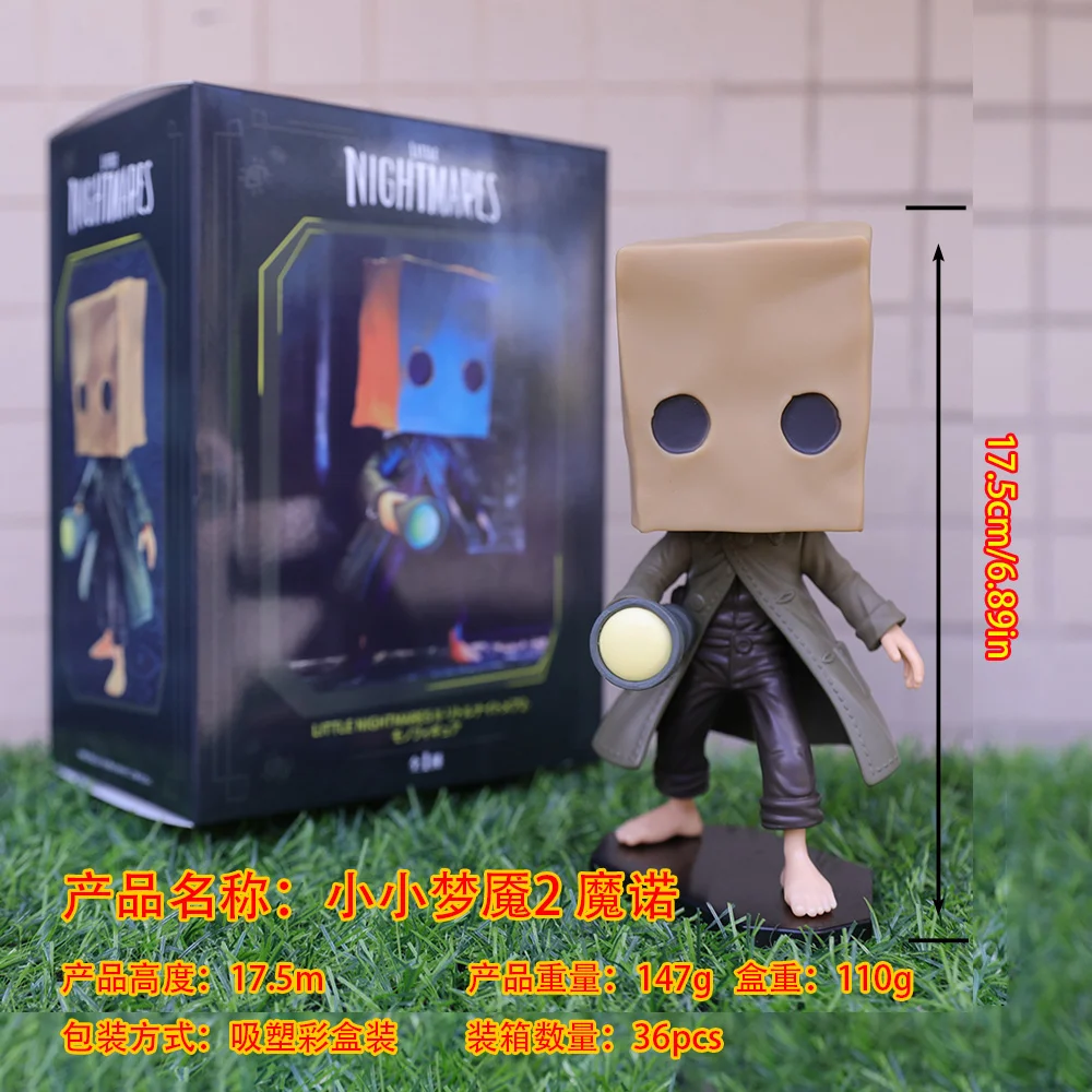 17 سنتيمتر أنيمي Gam الكوابيس الصغيرة أحادية الشكل الكرتون غطاء الرأس لعبة الرعب ستة لعبة مجسمة دمية موقف الدائمة عمل الشكل البلاستيكية