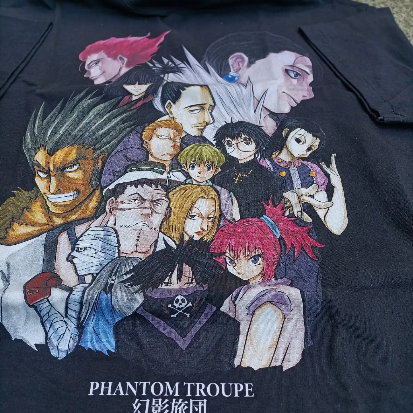 Hunter X Hunter Anime Phantom Troupe Genei Ryodan Grafik-T-Shirt Baumwolle Herren Damen T-Shirt Sommer Streetwear – Detail 4