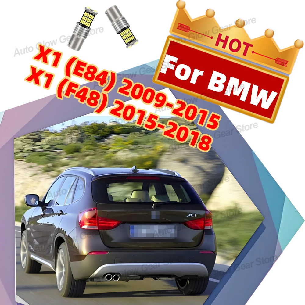 

2 шт. светодиодных ламп заднего хода для автомобиля, 6000K, 12В, для BMW X1 E84 F48 2009-2018 гг.