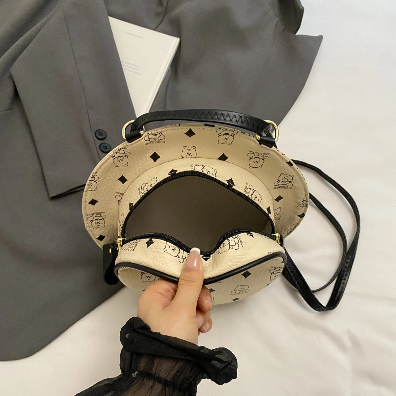 여성용 유니크하고 우아한 가죽 클러치 백, 미니 사이즈 캐주얼 빈티지 스타일, 하이엔드 디자이너 파리에서 영감을 받은 패션