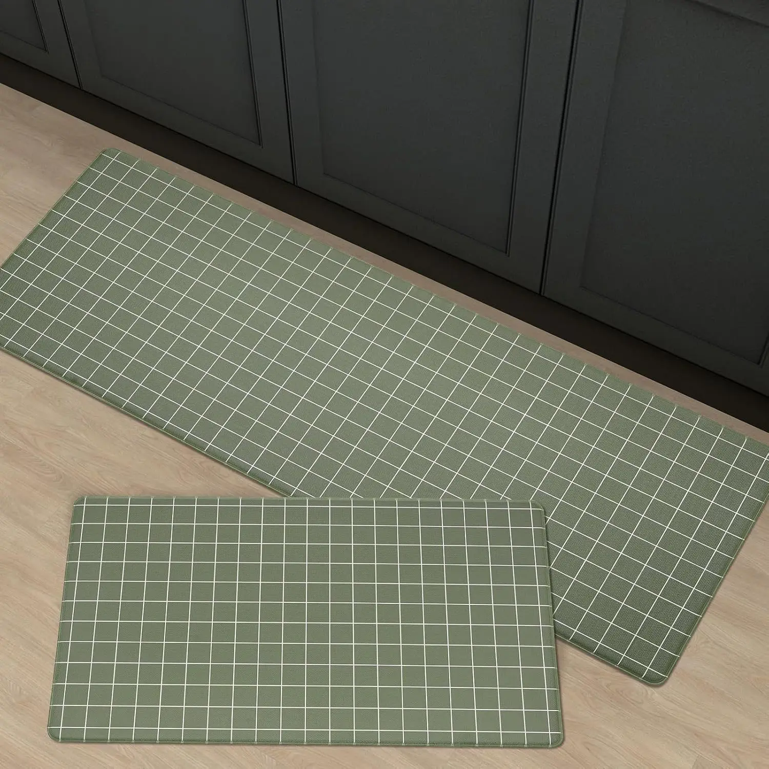 

VIKAMA 1/2 pcs Modern Minimalist Washable Noise-Reducing Kitchen Living Room Carpet Doormat for Entrance Hallway Home Decor