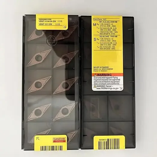 

VBMT160404-UM 1115 Carbide CNC Blade 10 PCS