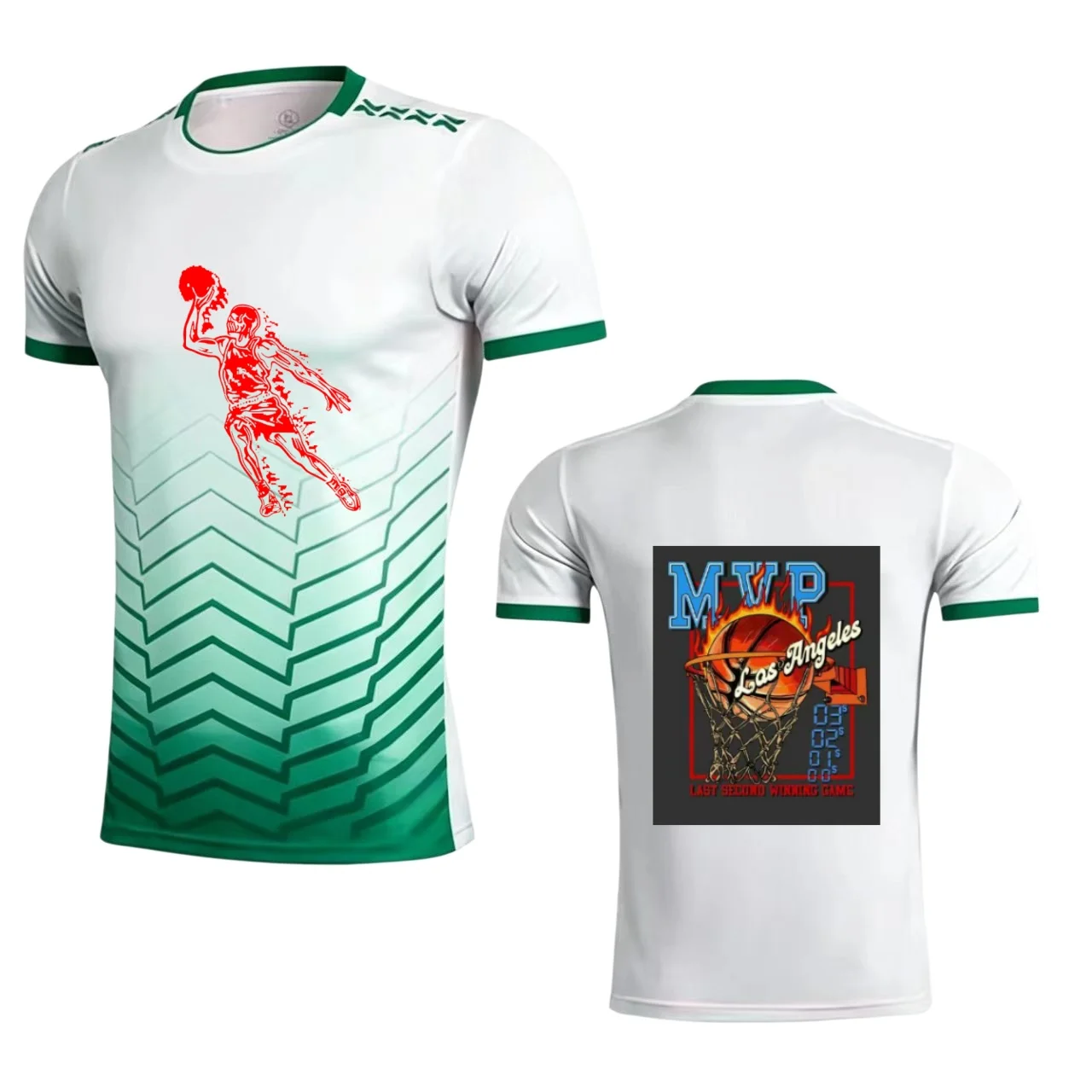 Men Quick Dry Sports T Shirt Basketball Player Print MVP Graphic Gradient Geometric Short Sleeve Jersey Outdoor Training Running — купить у AliExpress WW