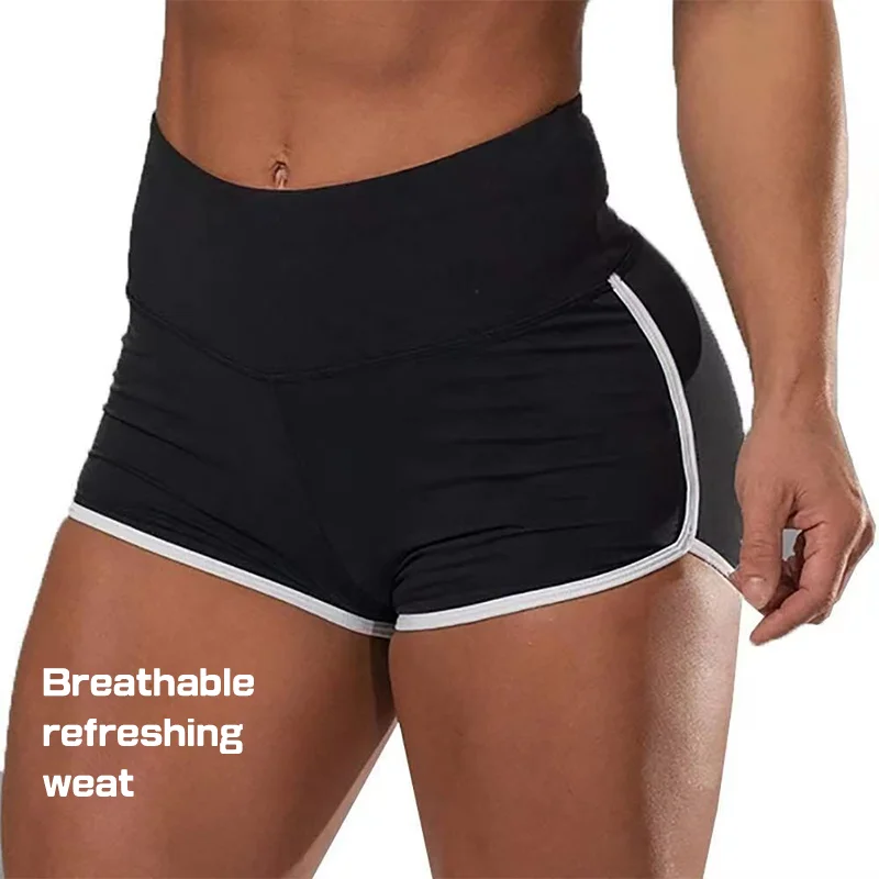 Bragas deportivas para mujer, ropa interior de secado rápido, pantalones cortos ajustados, negro, gris, rojo, L, XL, XXL, Fitness, Yoga