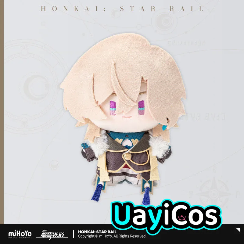 

In Stock 15cm Original Honkai：Star Rail Mydei Castorice Herta March 7th Phainon Stuffed Plushies Doll Clothes Ornament Anime Toy