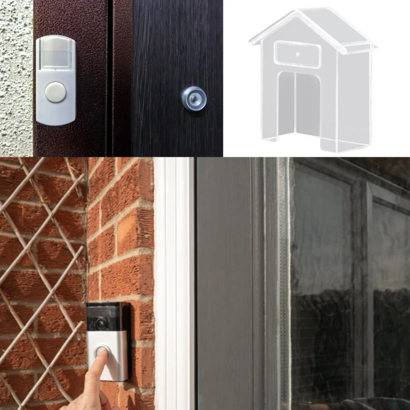 House Doorbell Rain Cover Wireless Doorbell Protector Easy to Install