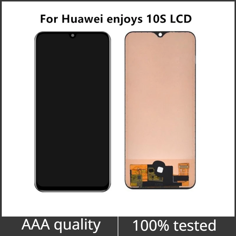 

Детали для ремонта ЖК-дисплея 6,3 "TFT для Huawei Enjoy 10s AQM-AL00, ЖК-дисплей с сенсорным экраном без отпечатков пальцев в сборе