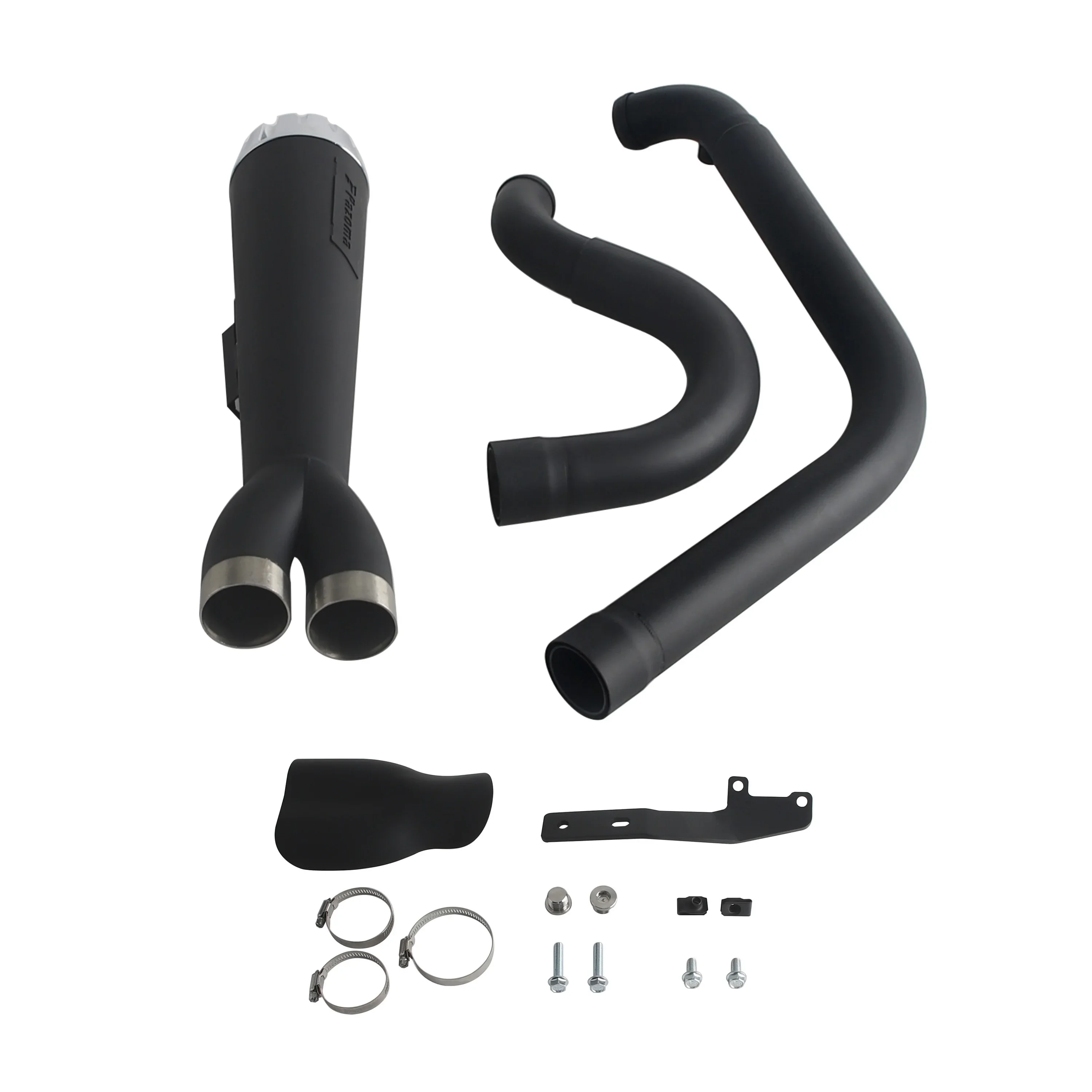 

High-Performance Motorcycle Big Bore 2-Into-1 Full Exhaust System for Harley Dyna Fat Bob/Low Rider/Street Bob 2006-2017