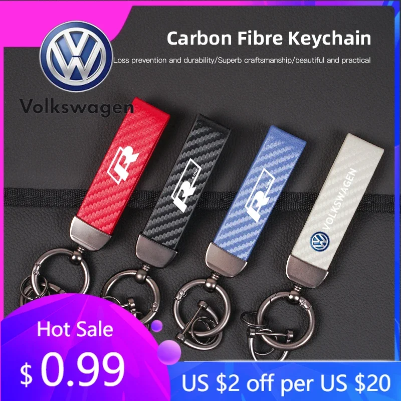 

Кожаный брелок для ключей с логотипом VW Volkswagen Jetta MK5 Golf, аксессуары для интерьера автомобиля, для Volkswagen VW RLine R Golf Am