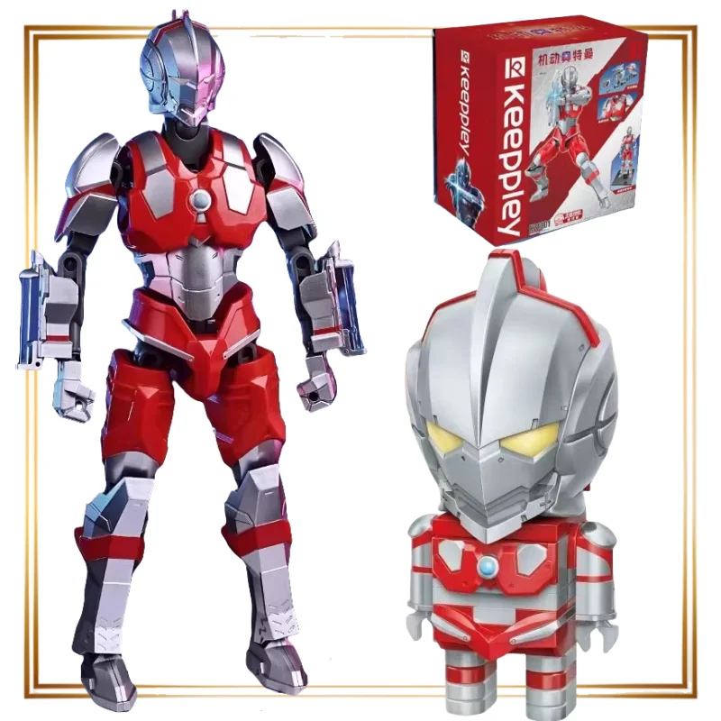 

Keeppley Mobile Ultraman Series Building Block Сборная игрушка Симпатичная модель Q-версии Игрушки для мальчиков Подарки на день рождения Фигурка по периметру