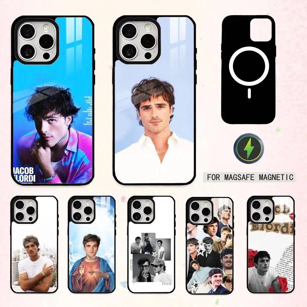 

Чехол для телефона J-Jacob Elordi ACTOR для iPhone 17, 16, 15, 14, 13, 12, 11 Plus, Pro Max, магнитный, для беспроводной зарядки Magsafe