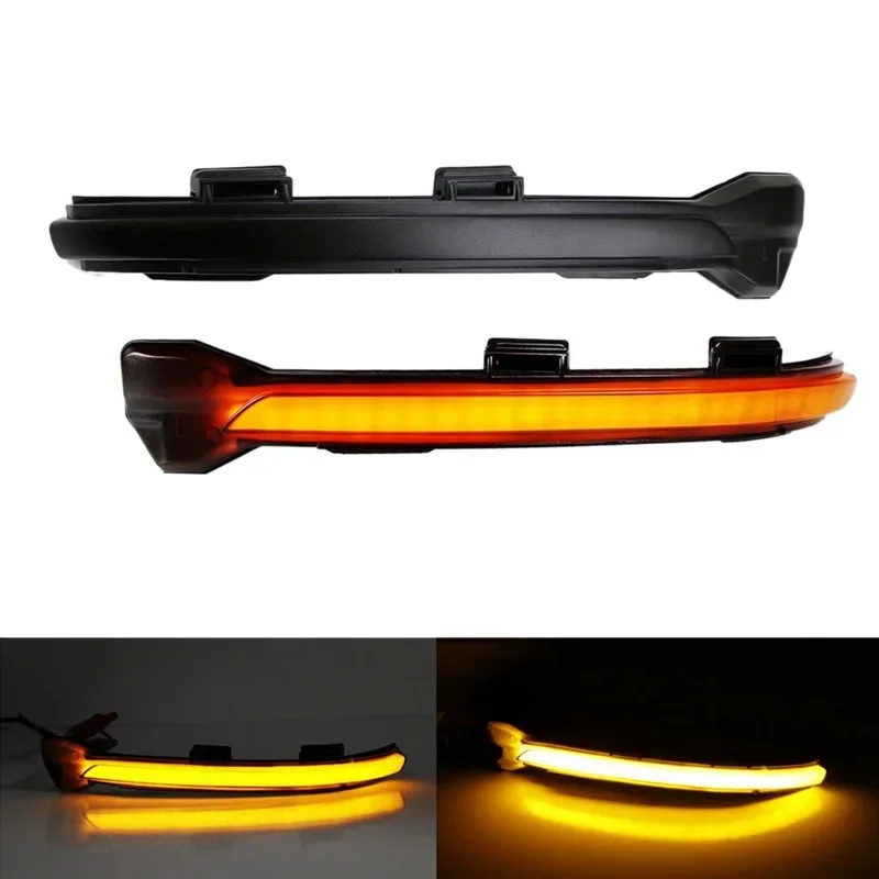 Led Daytime Running Fog Signal Light For Volkswagen Waterproof Car View Mirror Indicator Strip  Turn