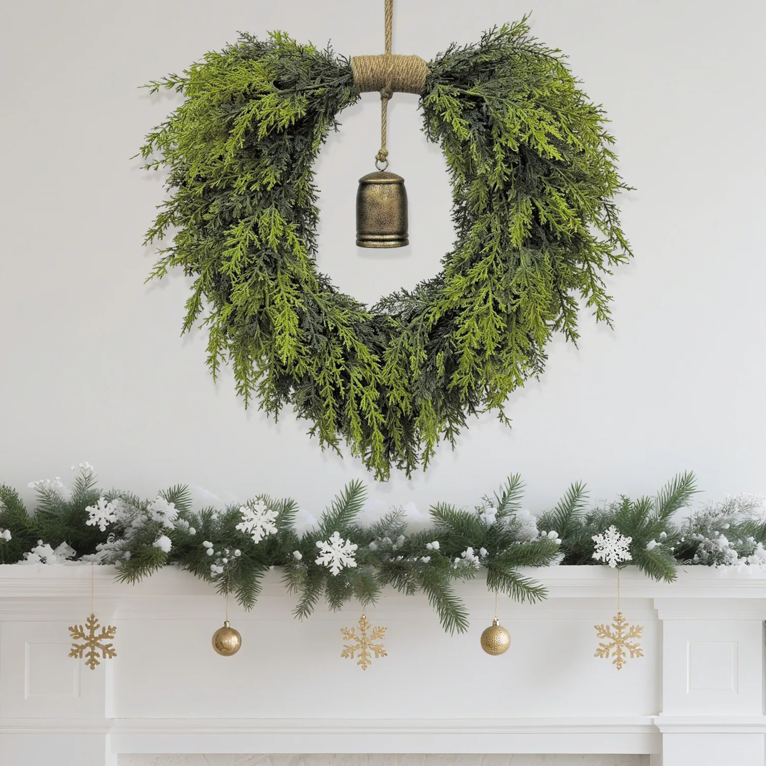 50cm-christmas-heart-shape-bell-garland-home-decoration-front-door-hanging-rattan-circle-wreath-new-year-christmas-window-lyaout