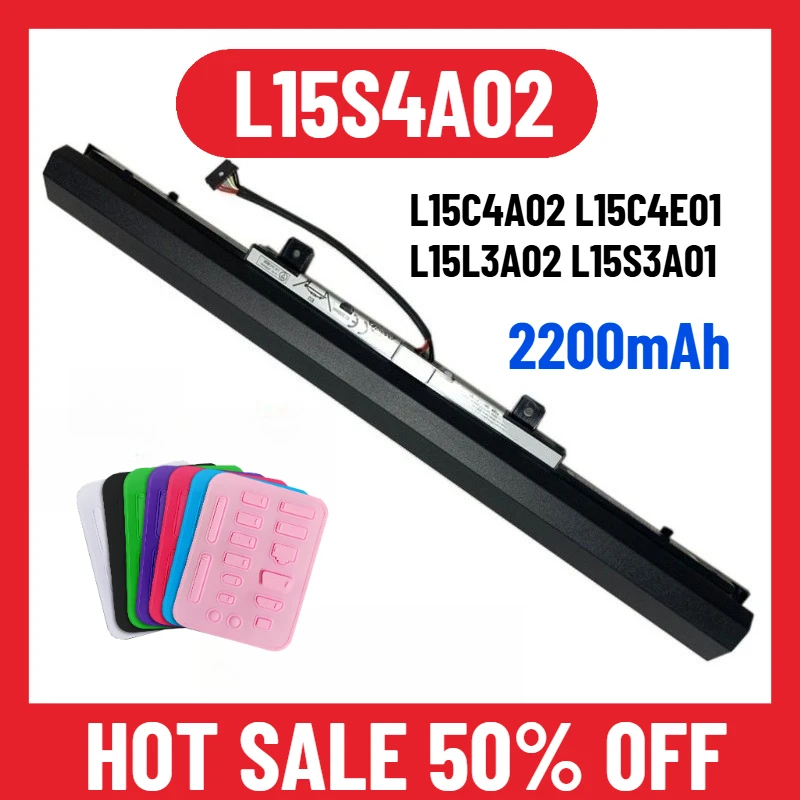 

2200mAh for L15S4A02 L15C4A02 L15C4E01 L15L3A02 L15S3A01 Laptop Batteries