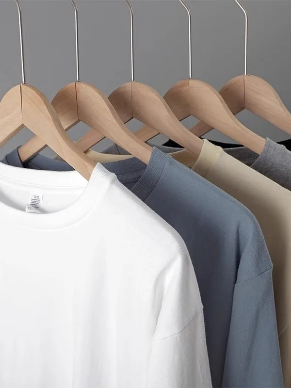 Solto longo sve redondo ne base irt masculino primavera outono camiseta confortável interior usar simples camisola coreano sle