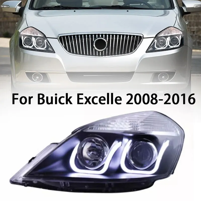 Headlights for Buick  Excelle 2008-2016 LED Headlight DRL Head Lamp Led Projector Automotive Accessories