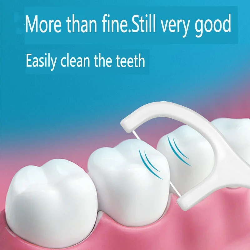 YS00060-1000PCS of floss picks, tooth picks, tooth cleaning interdental brushes, disposable oral hygiene care