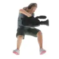 dark gray half squat