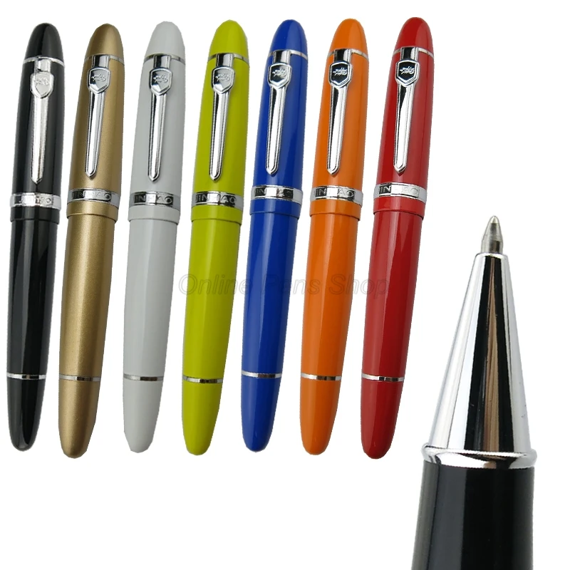 Jinhao 159 Metal Big Size Multicolor For Choice Roller Ball Pen Silver & Gold Clip Writing Ink Pen Sale