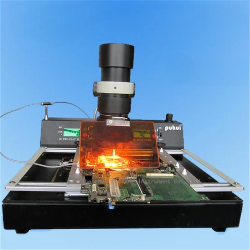 For PUHUI T-870A BGA IRDA Welder T870A Infrared Soldering Reflow Oven T 870A IR Rework Station SMT SMD 1000W