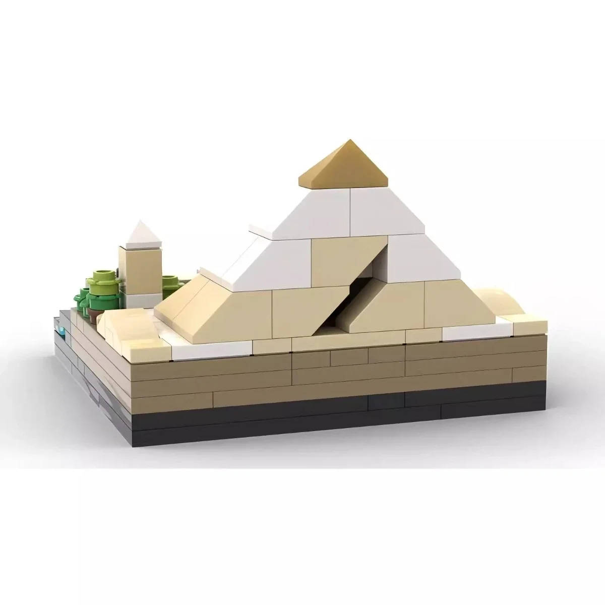 

Creative MOC World Famous Architecture Giza Mini Pyramid Building Block Model DIY Children Puzzle Assembly Toys Birthday Gift