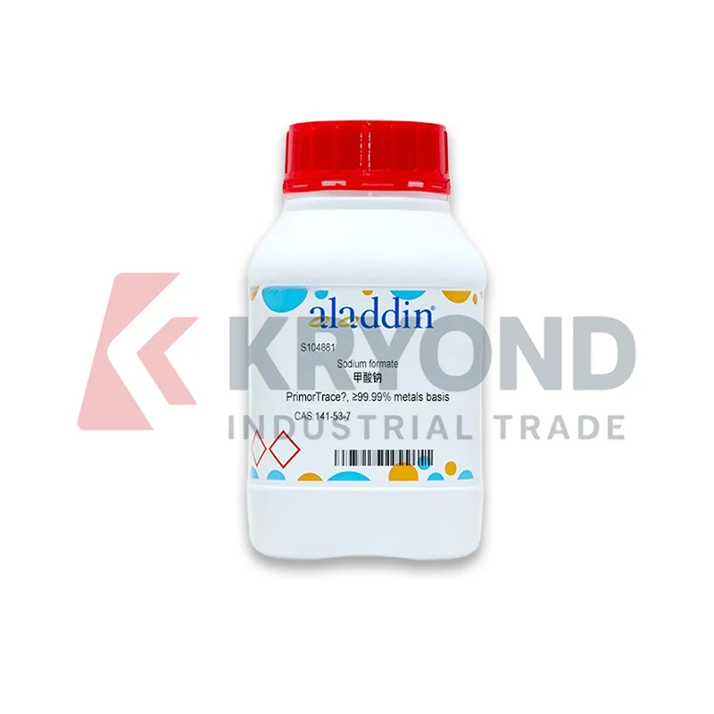 Aladdin S104881 Sodium Formate CAS 141-53-7 Laboratory Chemical Reagent Organic Compound Analytical Grade 50g 100g 500g Verified