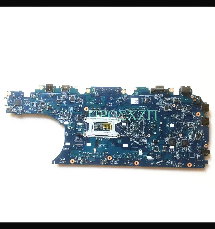 Imagem -02 - Mainboard para Dell Latitude E5570 Computador Portátil Placa-mãe Adp80 La-c841p Cn0n98y6 0n98y6 N98y6 w Sr2fu I76820hq Cpu 100 Completo Testado