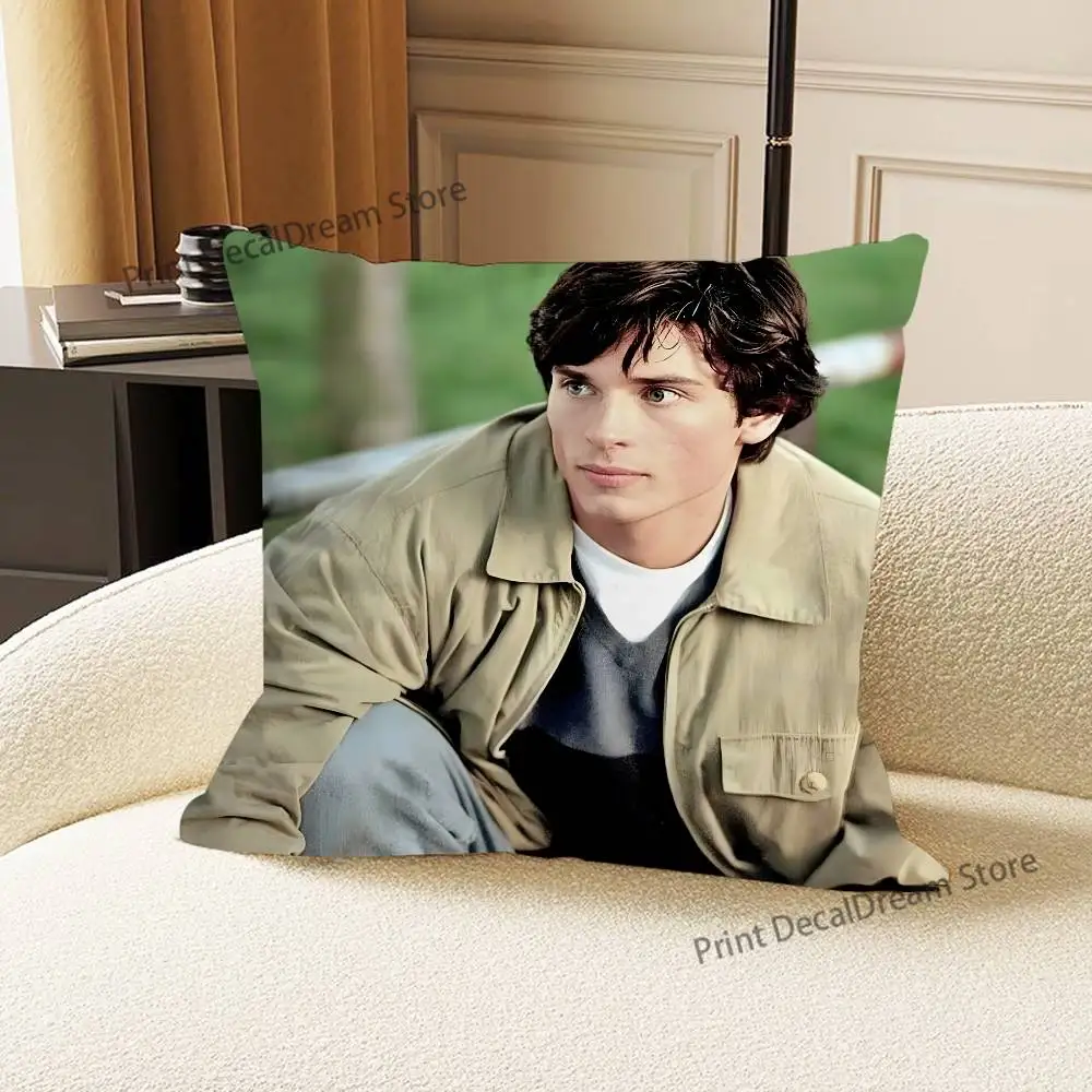 T-Tom Welling Kissen für Schlafzimmer, Auto, Café, Zimmer und Wohnzimmer, Sofa, dekorativer Kissenbezug – Detail 16