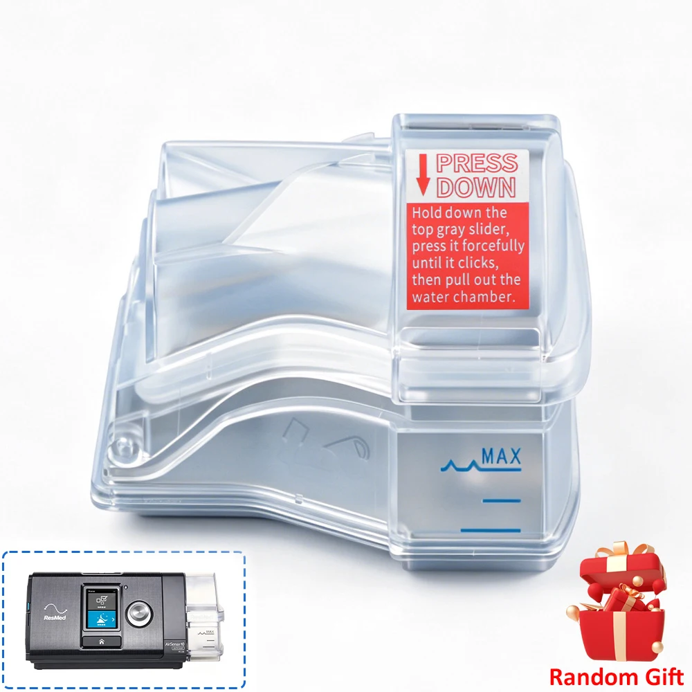 

Water Chamber for Airsense 10, Leak-Free & Consistent Humidity Replacement S10 CPAP Water Chamber with Top-Fill Port Technology