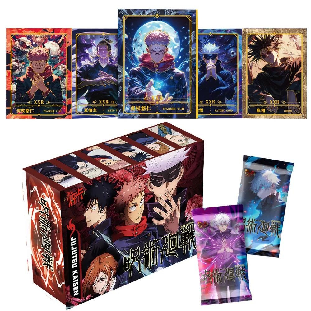 

Japanese Jujutsu Kaisen Collection Card Full Set Gojo Satoru ACG TCG CCG Anime Character Booster Box And Hobbies Gift card