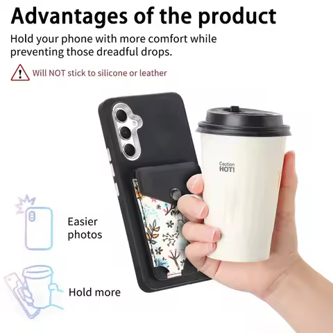Magnetic Card Bag Phone Case For Samsung Galaxy S24+ S23 S22 A04e A12 A13 A14 A22 A23 A32 A33 A34 A52 A53 A54 A72 A73 F23 M23 5G