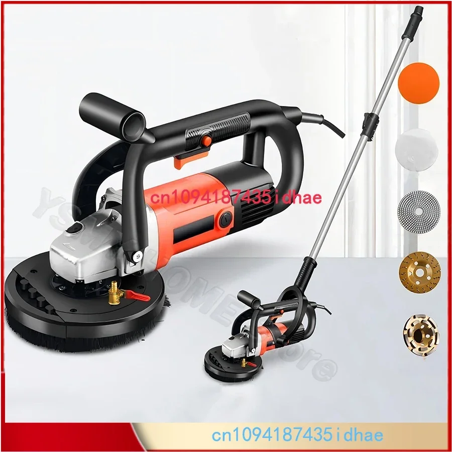 

Ручной шлифовальный станок для стен, эпоксидная краска, полировка пола, бетон, грубый строгальный станок, фрезерный станок по дороге, инструменты для соскабливания стен без пыли
