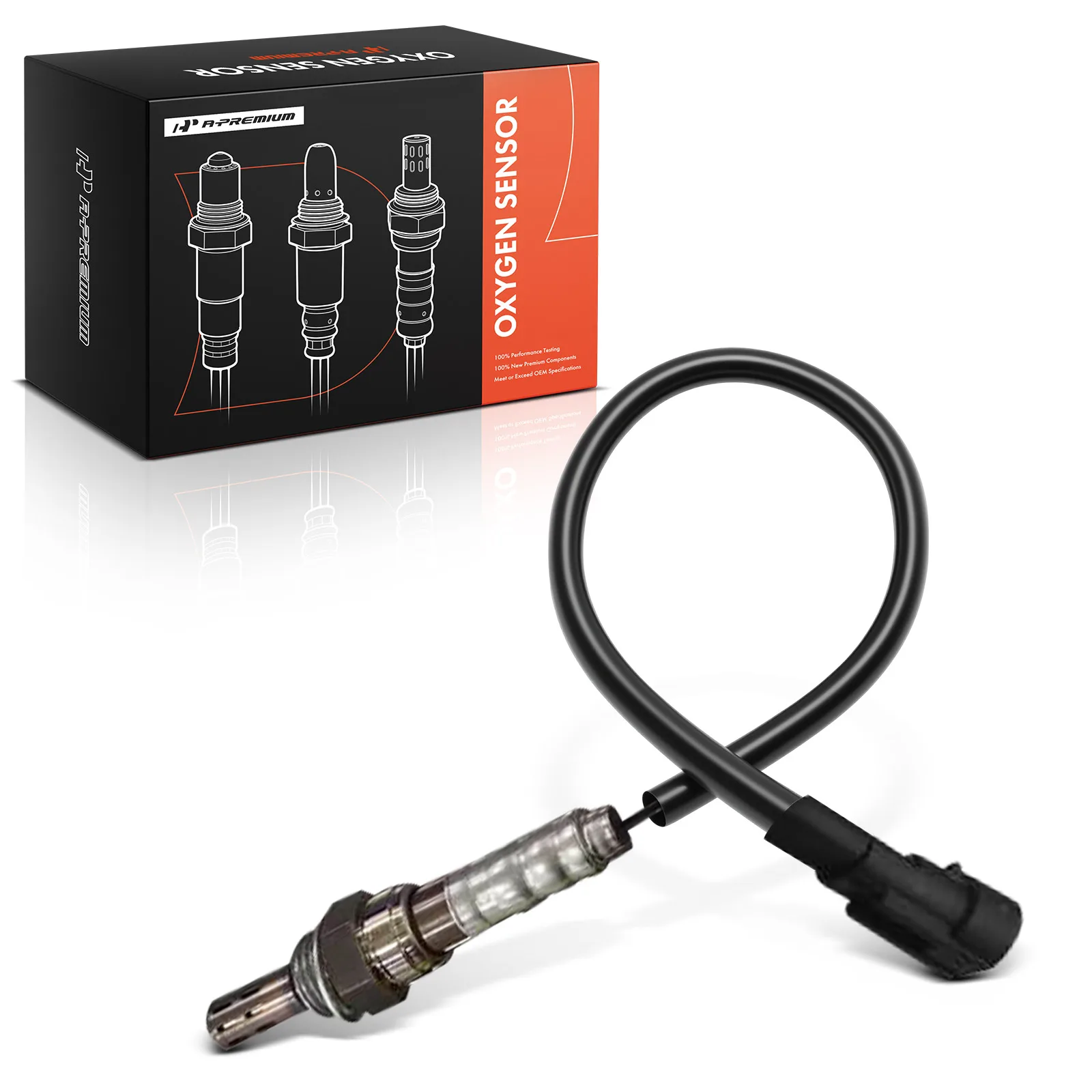 A-Premium O2 Oxygen Sensor with 2-Blades for Harley-Davidson FLHR Road King 2009 Narrowband