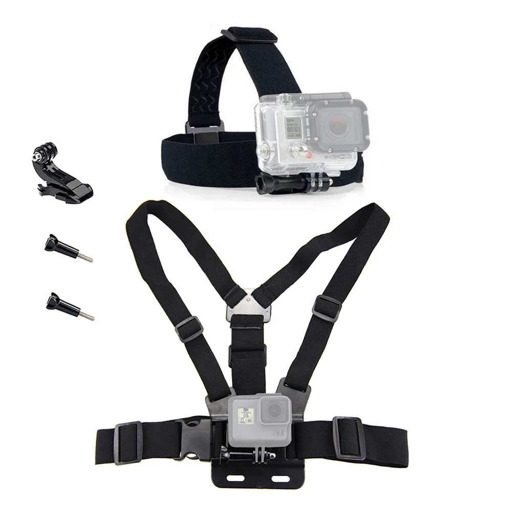

Adjustable Body Harness Chest Belt Mount Headband Head Worn For Gopro hero Accessories for SJCAM for DJI
